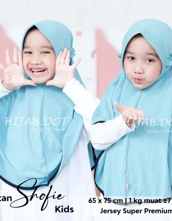 Hijab Instan Anak Shofie Kidz Jilbab Anak Jersey Premium By HIJAB.DOT