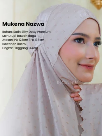 Mukena Nazwa Silk Plisket Premium by BeCover U