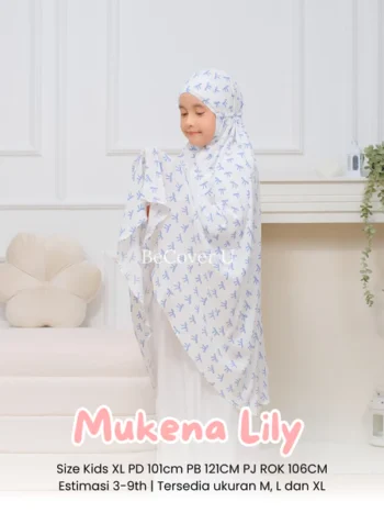 Lily Mukena anak Rayon Motif By BeCover U